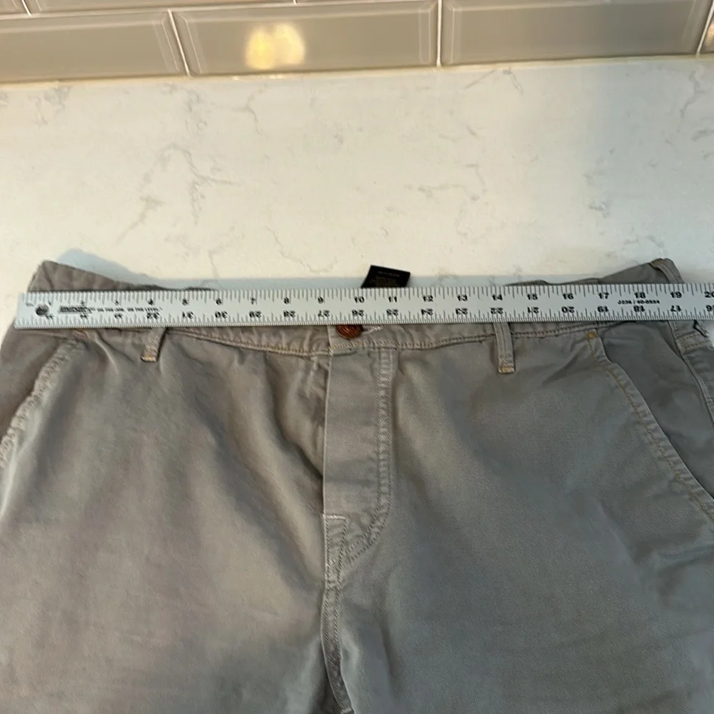 TRUE RELIGION Rocco‎ Tailored overdye Twill pants / jeans Gray Size 38